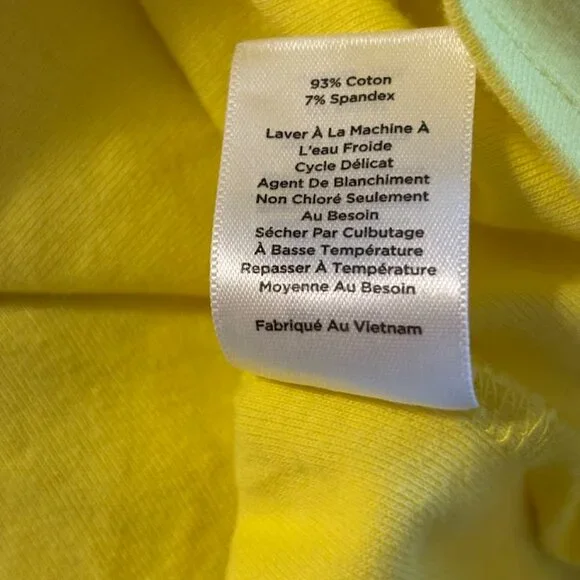 NWOT TALBOTS Yellow Color Stretch Weekend Tank Top (93% Cotton/7% Spandex) - 3x - Picture 10 of 16